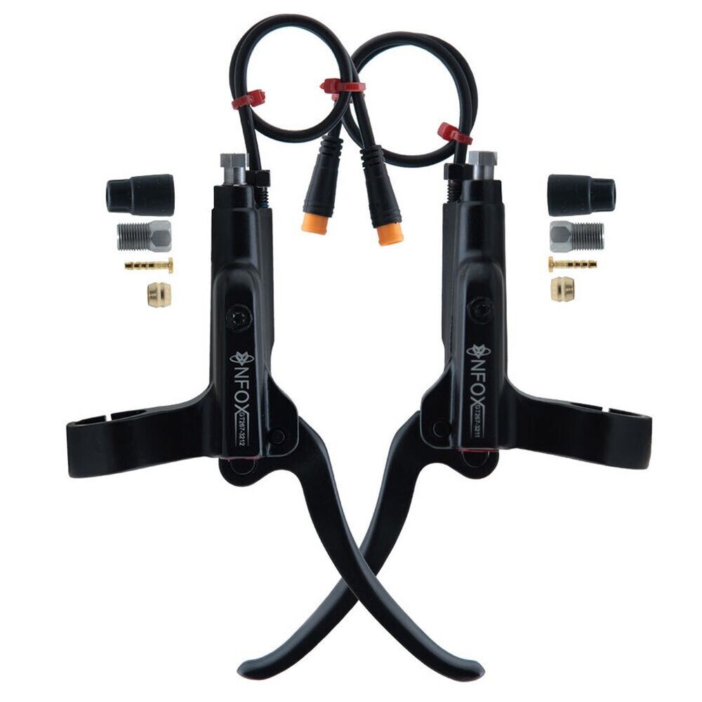 Hall Motor Hydraulic Brake Electric Bike Brake Handle 3 Pin For E-bike Bafang