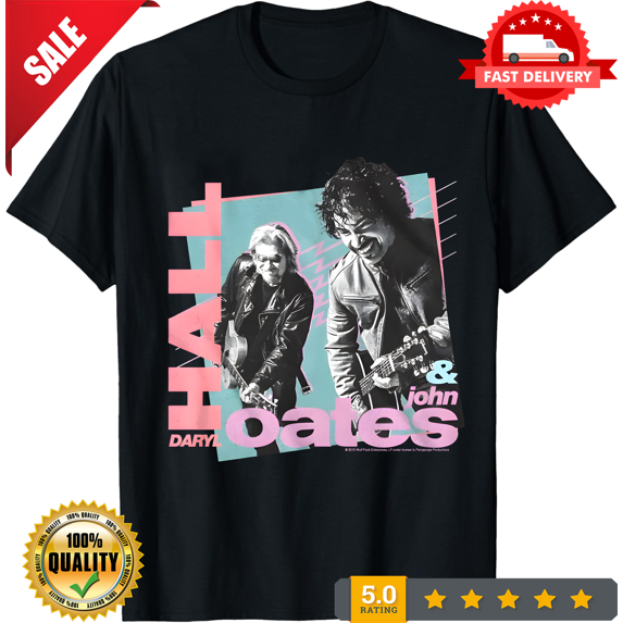Hall & Oates Essential Hits Men's T Shirt Daryl & John Pop Duo Music Concert, LIMITED EDITION-TH67233