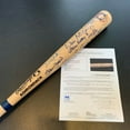 Hall Of Fame Multi Signed Bat 24 Sigs Stan Musial Carl Yastrzemski JSA