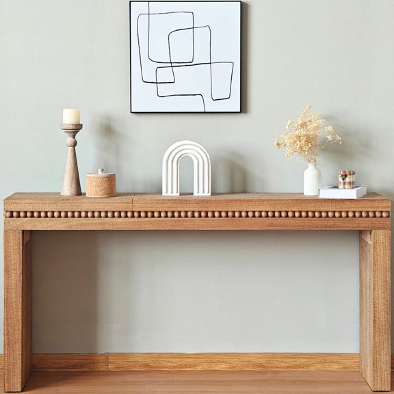 Hall Table | Functional in Living Areas | Rectangular Shape, Wood Material | Fits Well in Any Room