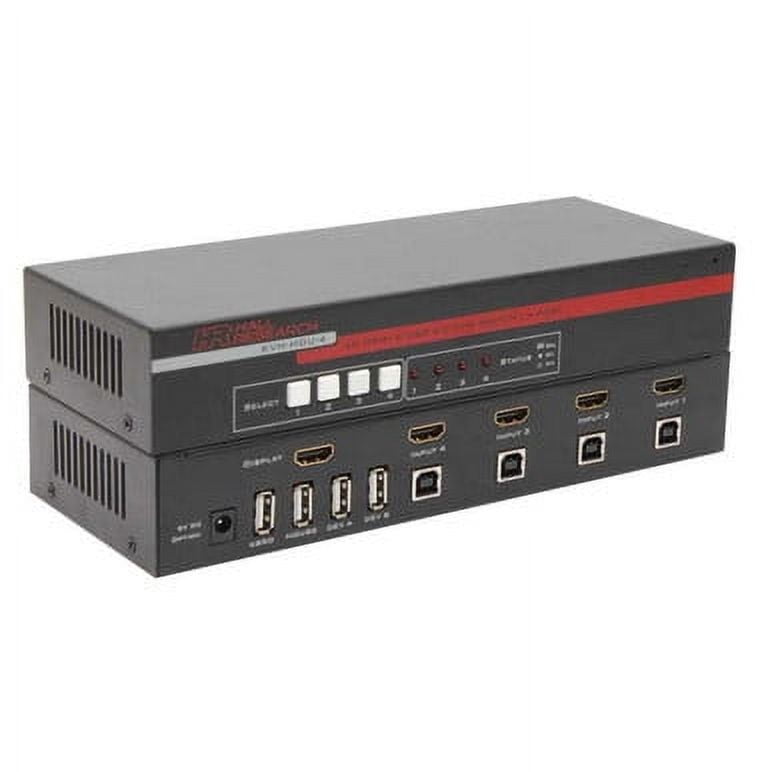 Hall Technologies (formerly Hall Research) KVM-HDU-4 4-Port HDMI KVM Switch