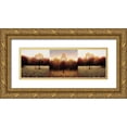 thumbnail image 1 of Hall, Travis 32x13 Gold Ornate Wood Framed with Double Matting Museum Art Print Titled - Trois Scenes, 1 of 4