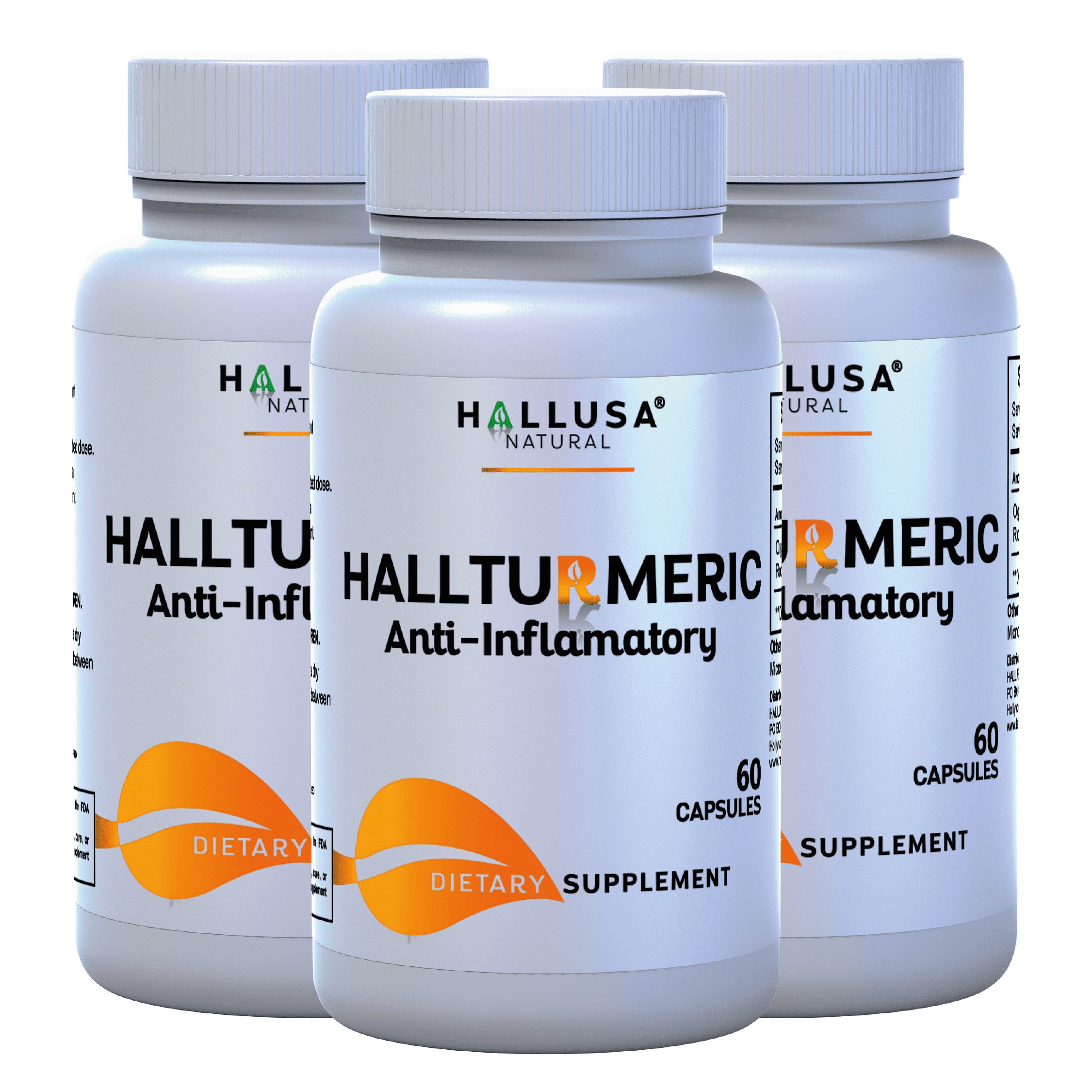 HallTurmeric 1500 mg - Turmeric Curcumin Supplement - Curcumin Supplements - Joint Support Supplement - for Women and Men - 180 Capsules