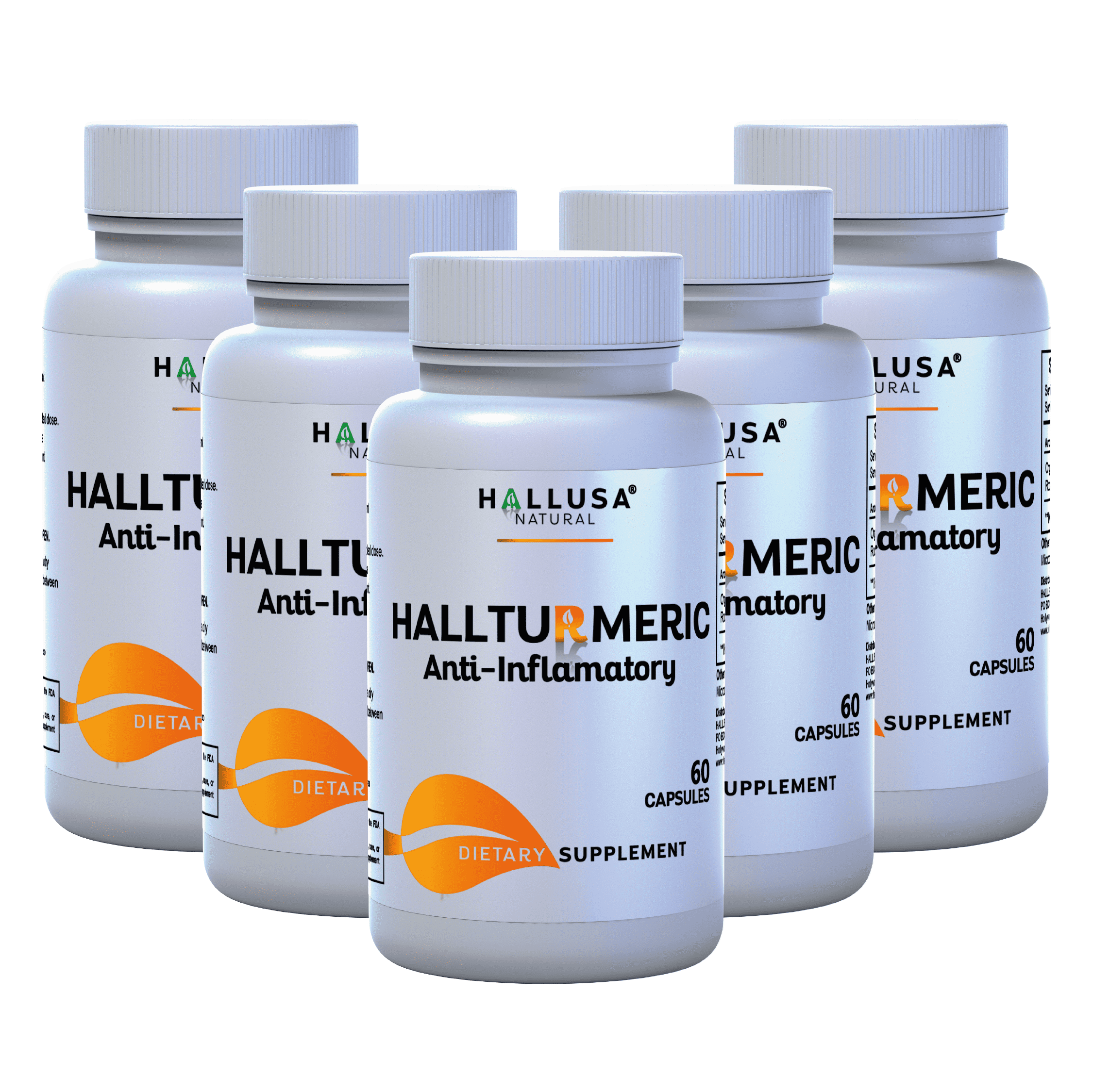 HallTurmeric 2500 mg - Turmeric Curcumin Supplement - Curcumin Supplements - Joint Support Supplement - for Women and Men - 300 Capsules