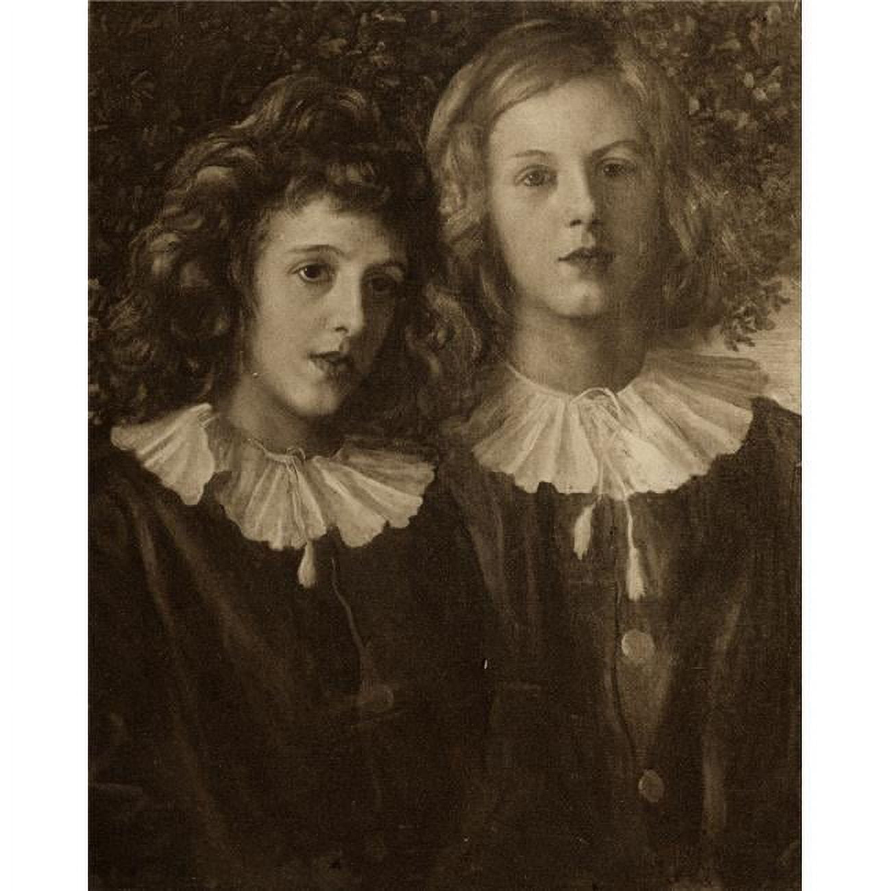 Hallam & Lionel Tennyson From The Picture At Aldworth Painted by G.F ...