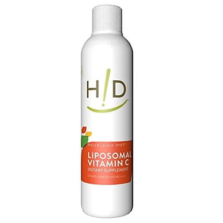 The Hallelujah Diet Liposomal Vitamin C Liquid Supplement - Advanced Immune Support, Superior Absorption Lipid-Encapsulated Formula, 1-5 Ounce Bottle,?