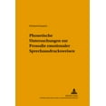 thumbnail image 1 of Hallesche Schriften Zur Sprechwissenschaft Und Phonetik: Phonetische Untersuchungen zur Prosodie emotionaler Sprechausdrucksweisen (Paperback), 1 of 1