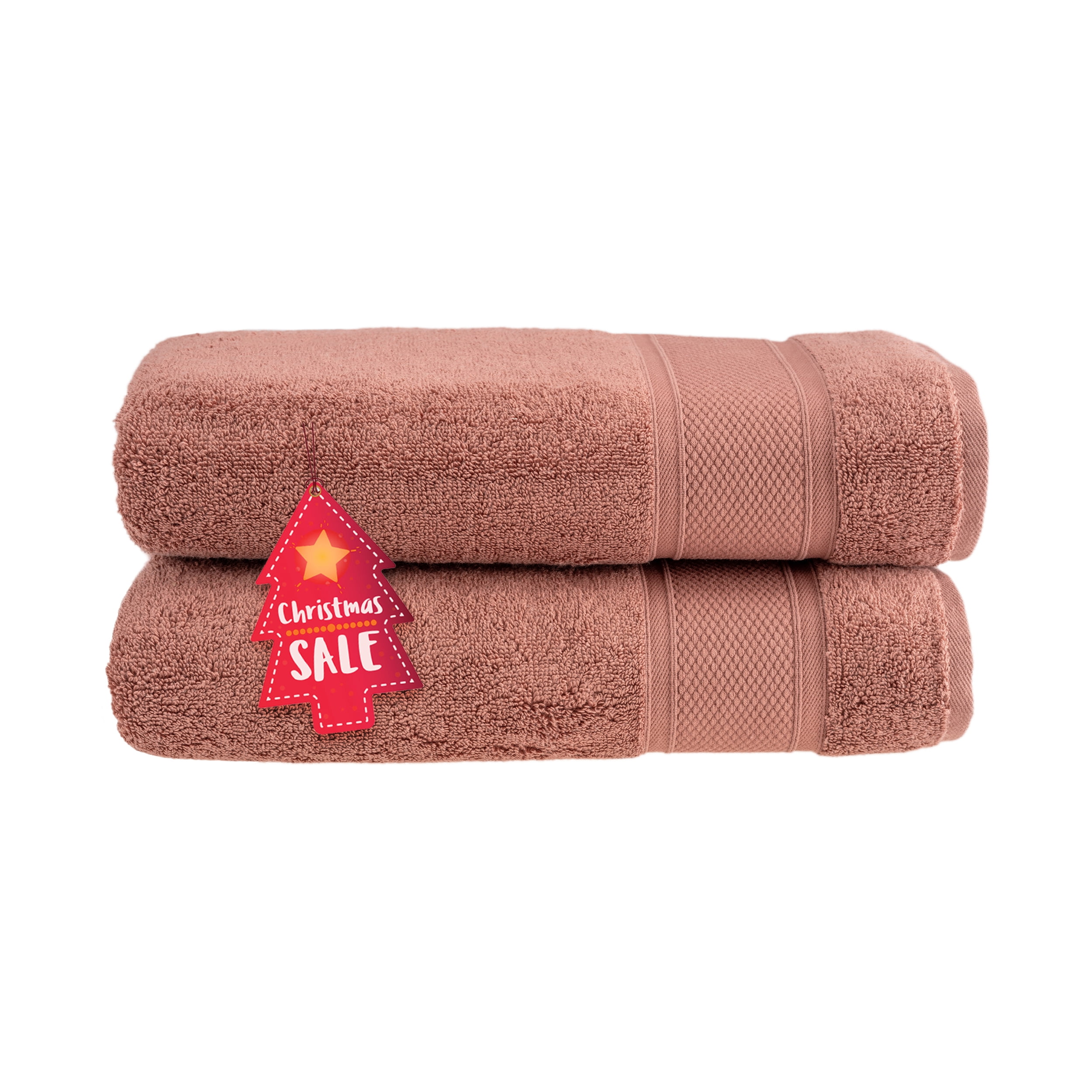 HALLEY Decorative Bath Towels Set, 4 Piece - Turkish Towel Set