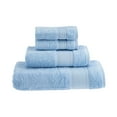 thumbnail image 1 of Halley Bath Towels 4-Piece Set-100% Turkish Cotton Ultra Soft, Absorbent Bathroom Towels - Machine Washable-Blue, 1 of 4