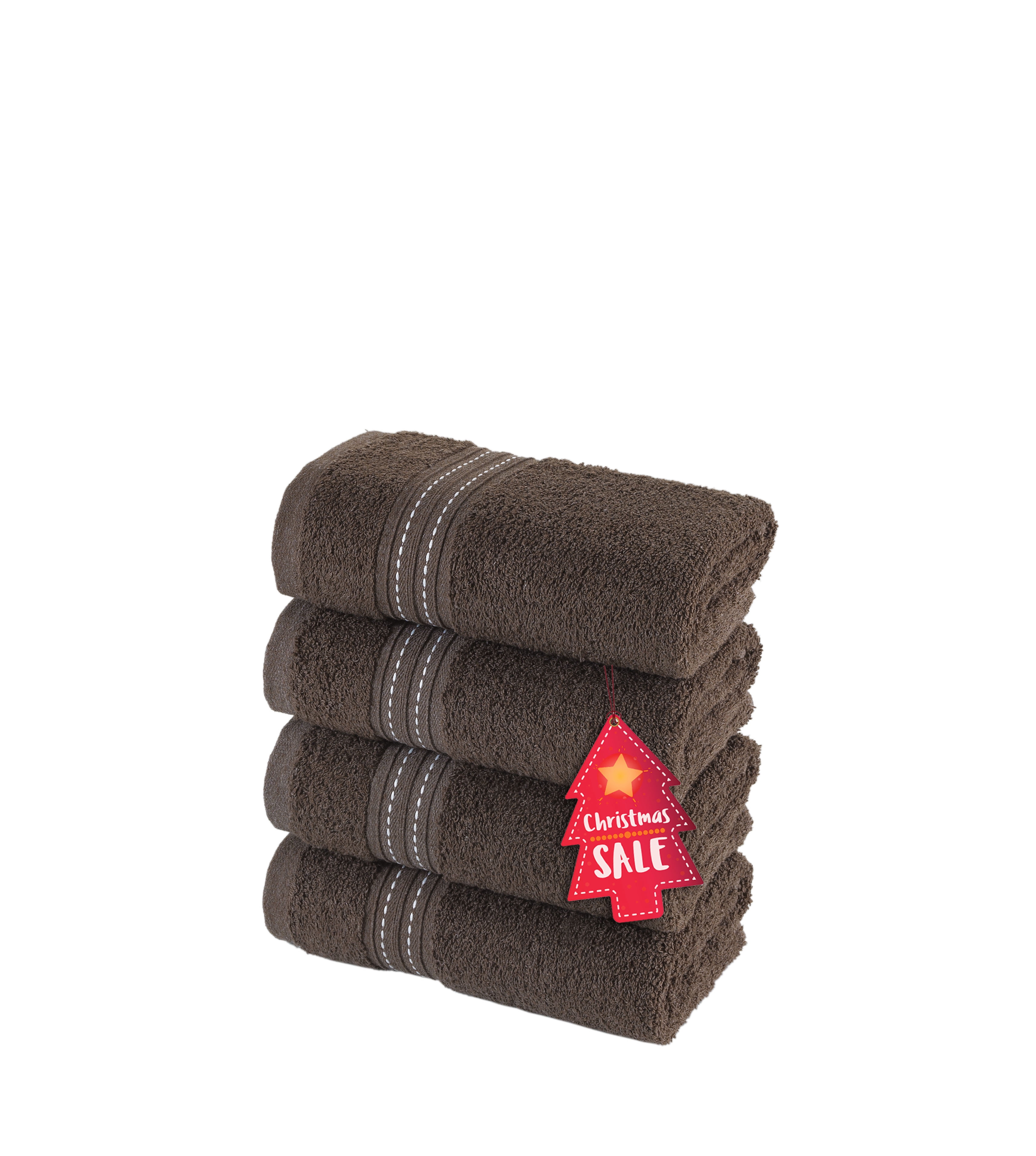 HALLEY 100% Turkish Cotton Washcloths for Body, Face, Bathroom, Hotel, Spa  & Kitchen - Super Soft & Highly Absorbent Fingertip Towels - Luxury Wash