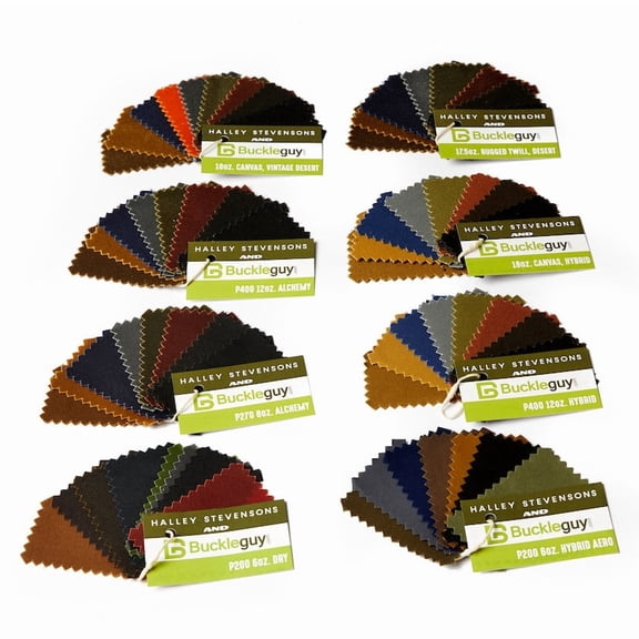 Halley Stevensons Waxed Canvas Swatches