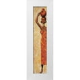 thumbnail image 1 of Halley, Terence 7x18 White Modern Wood Framed Museum Art Print Titled - African Woman I, 1 of 4