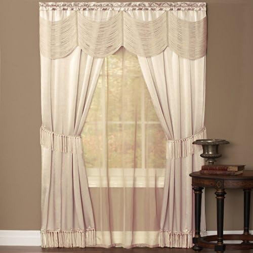 Park Avenue Collection Halley 6 Piece Set - 56x84 - Taupe