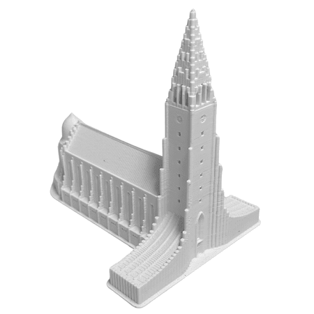 Hallgrímskirkja Model – Reykjavík, Iceland Replica – Nordic Architectural Landmark