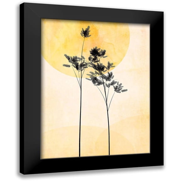 Halli, Hal 12x14 Black Modern Framed Museum Art Print Titled - Feel the Love