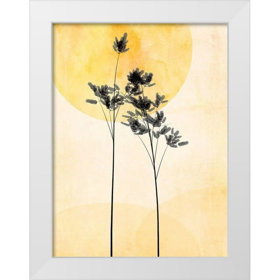 Halli, Hal 12x14 White Modern Wood Framed Museum Art Print Titled - Feel the Love