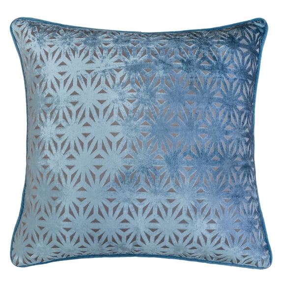 Hallie MINT Geometric Polyester 20 in. x 20 in. Throw Pillow