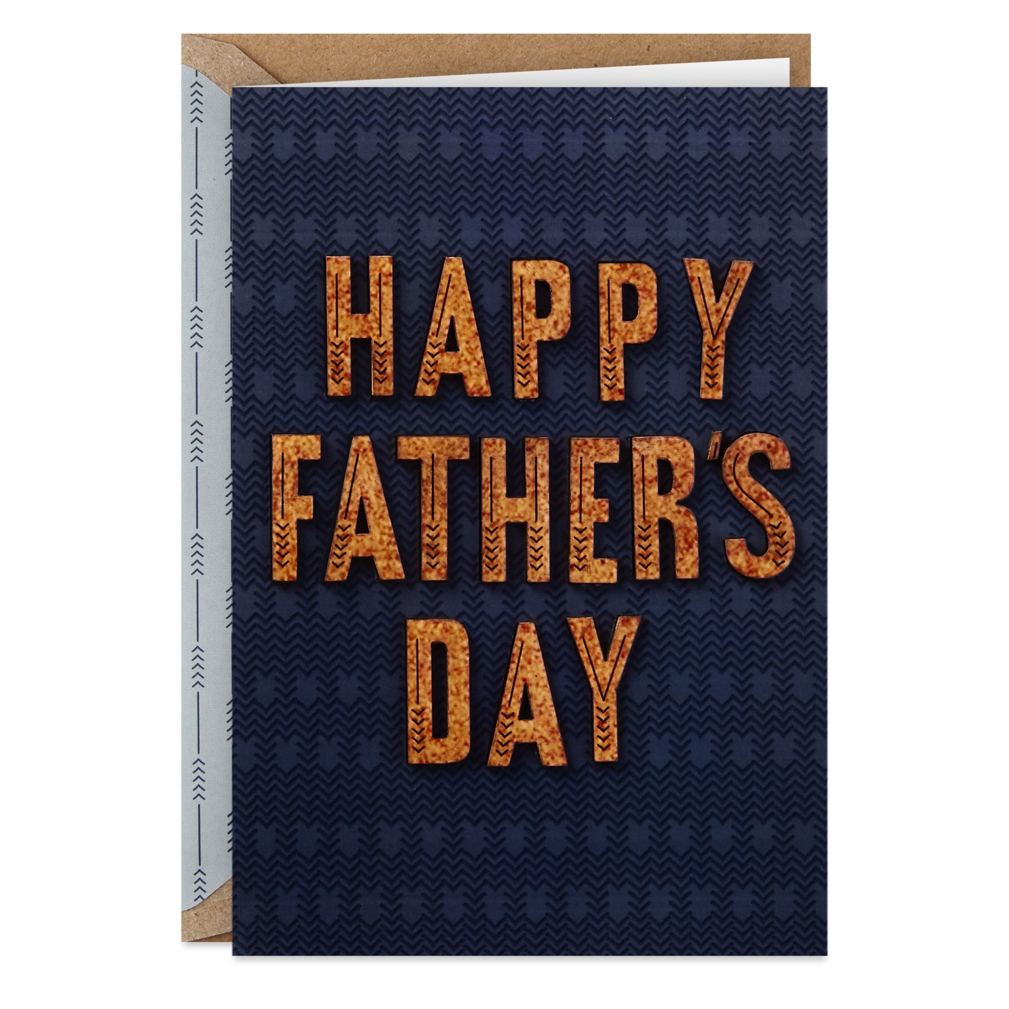 Hallmark Signature Father's Day Card (Happy Father's Day Cork Lettering)