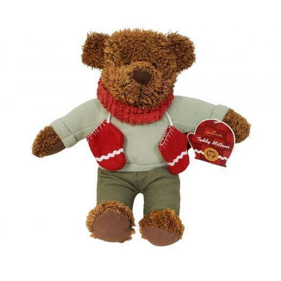Hallmark 12" Teddy Mittens Plush Celebrating 100th Anniversary of the Teddy Bear 2002