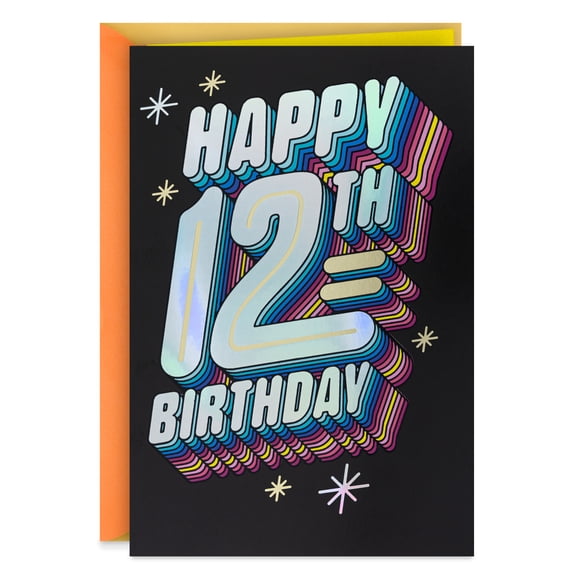 Hallmark 12th Birthday Card (One-of-a-Kind You)