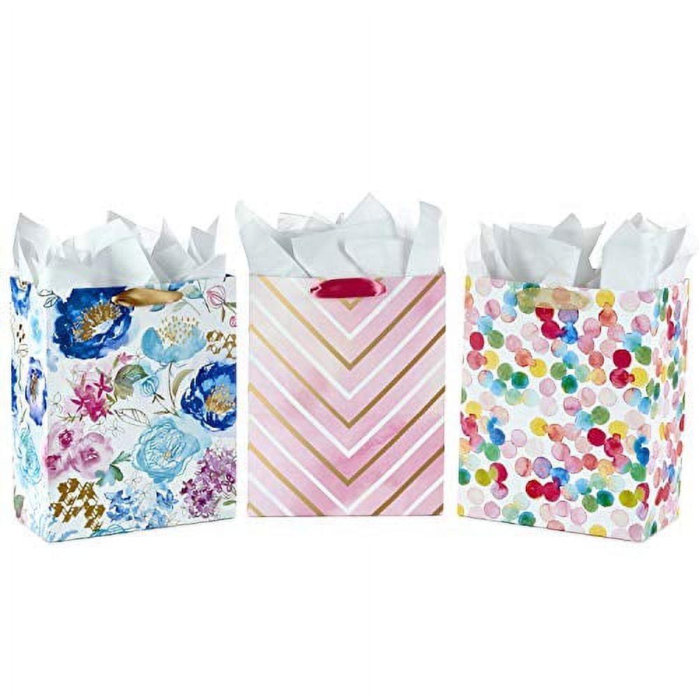 20 Pack Bride and Groom Gift Bags with Tissue Paper for Wedding