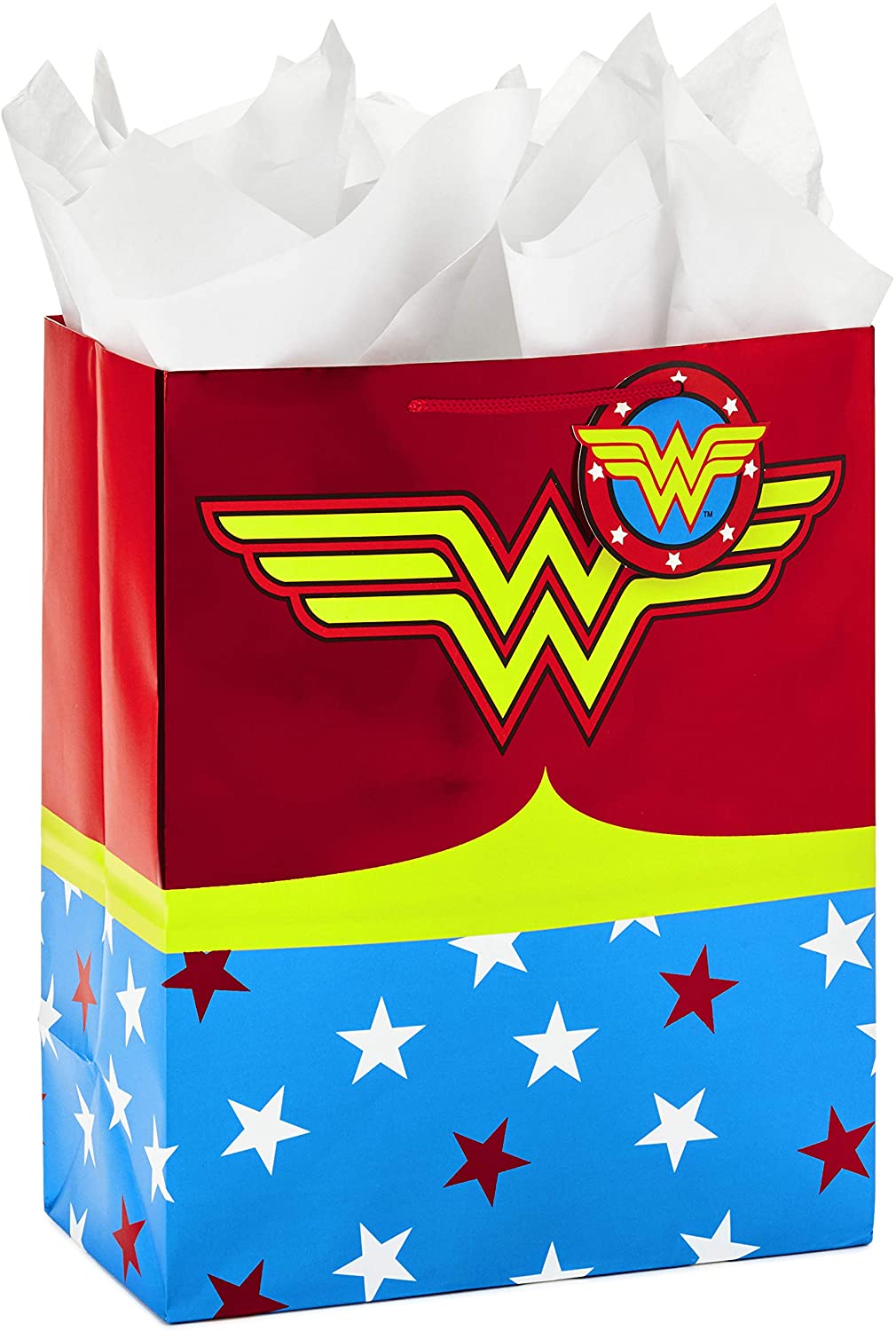 Hallmark Large Birthday Gift Bag Set With Card & Tissue - Stripes Design For Men - View #5