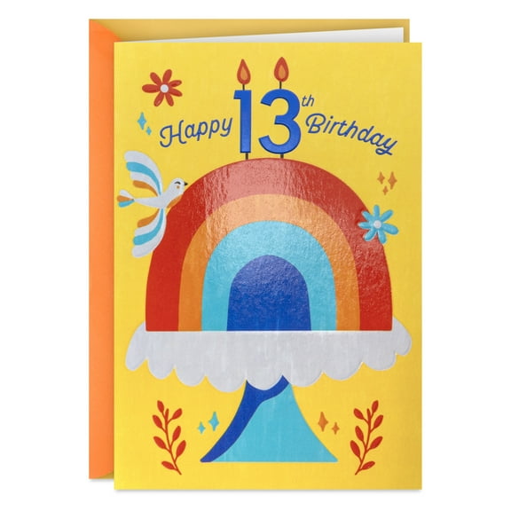 Hallmark 13th Birthday Card (Awesome and Cool)