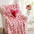thumbnail image 1 of Hallmark 16" x 14" Multicolor Tied with Love Chenille Decorative Pillow, 1 of 6