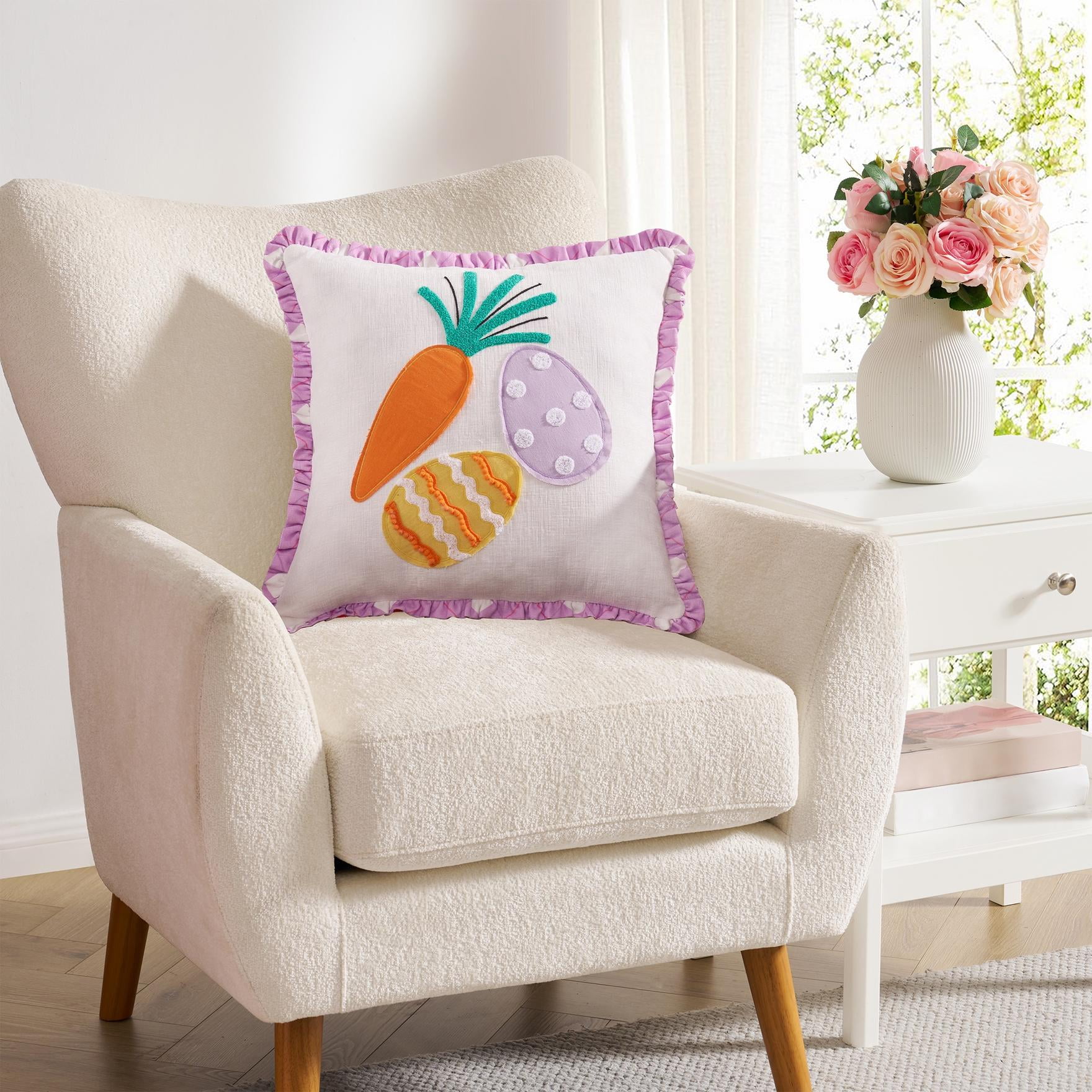 Hallmark 18" x 18" Multicolor Sunny Nest Decorative Pillow