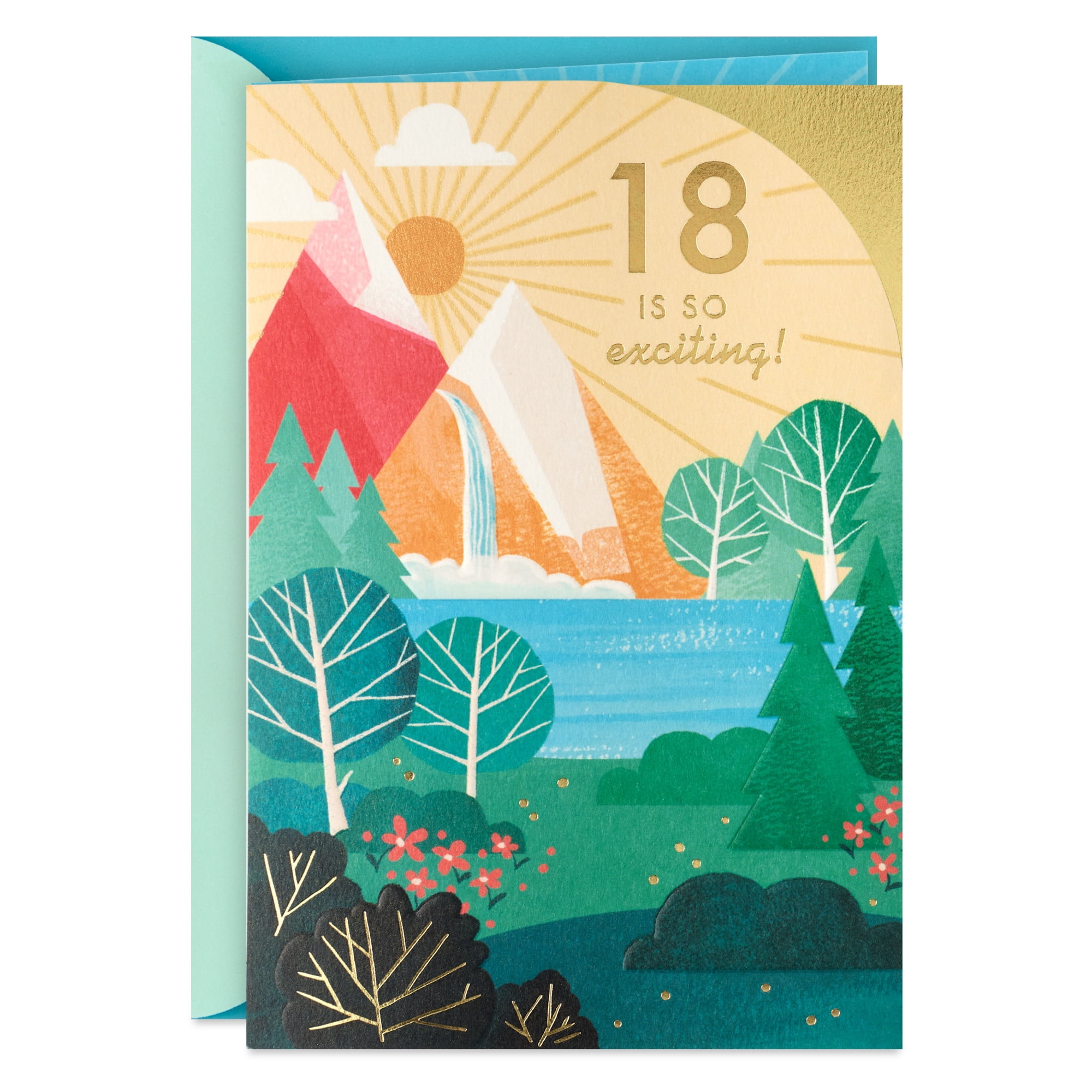 Hallmark 18th Birthday Card (18 is So Exciting)