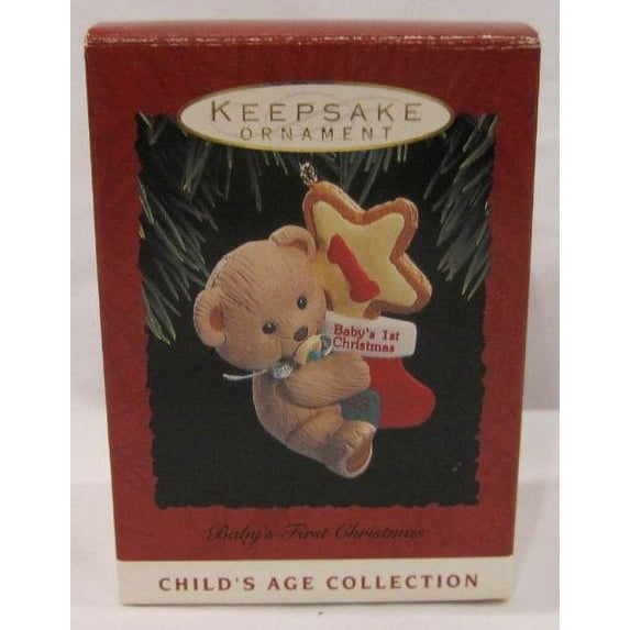 Hallmark 1993 Baby's First Christmas Keepsake Ornament QX5525
