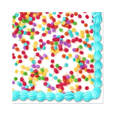 Frosted Cake Small Napkins (16ct)