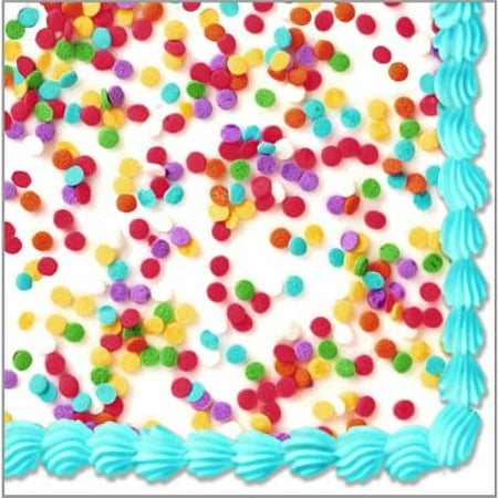 Frosted Cake Small Napkins (16ct)