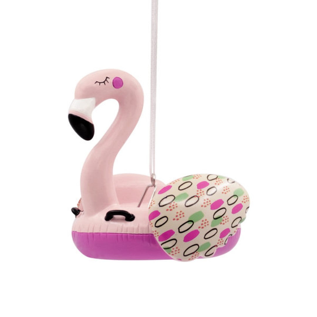 Hallmark 1Pack Hallmark Flamingo Pool Float Ornament