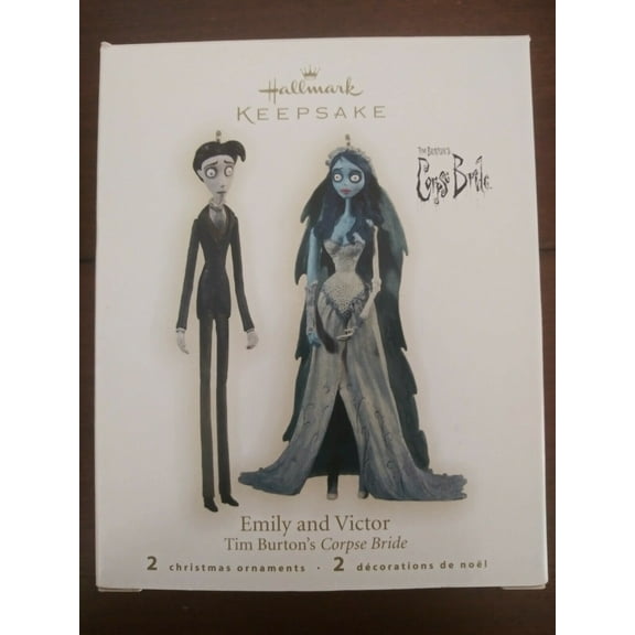 Hallmark 2009 Emily and Victor (Ornament) Tim Burton's Corpse Bride (NEW)