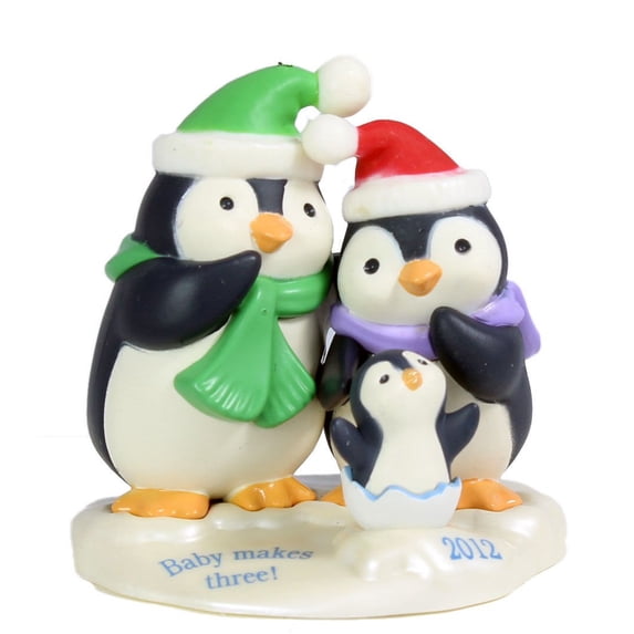 Hallmark 2012 Baby Makes Three Keepsake Ornament