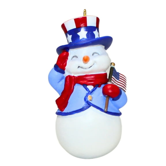 Hallmark Ornament: 2012 Patriotic Snowman | QXG4681