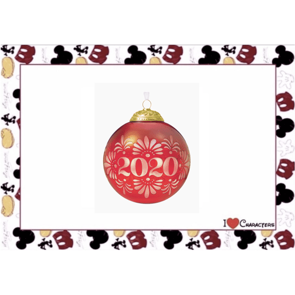 Hallmark 2020 Commemorative Glass Ball Christmas Ornament New with Box