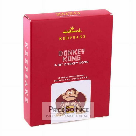 2020 8-Bit Donkey Kong (Donkey Kong) Hallmark Keepsake Christmas Tree Ornaments QXE3584