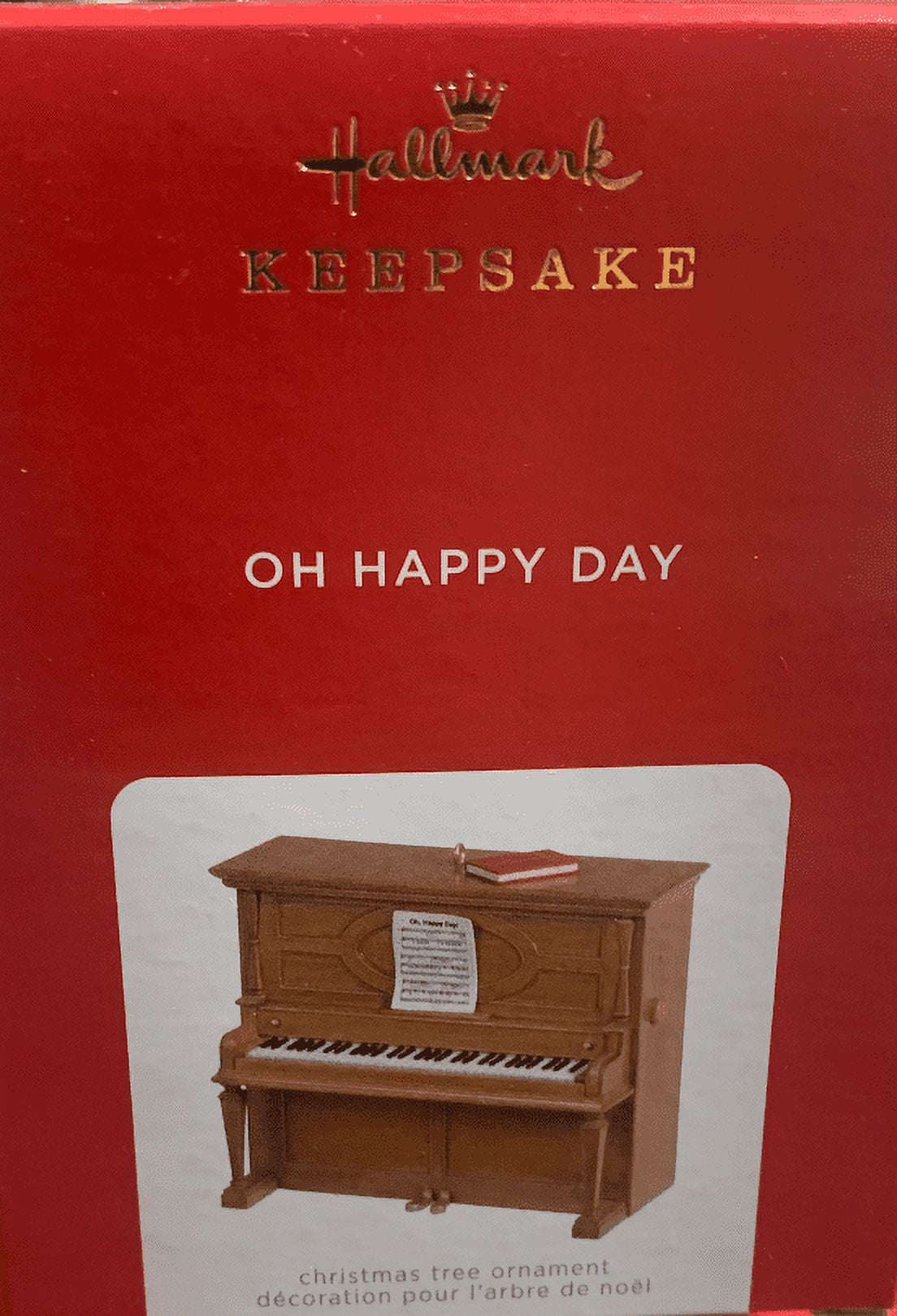 Hallmark 2021 Oh Happy Day Piano Musical Christmas Ornament New With Box