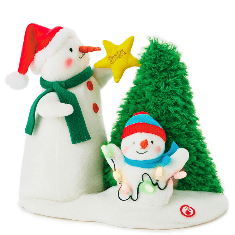 Hallmark 2021 Tangled Up in Christmas Snowman Singing Plush New With Tag