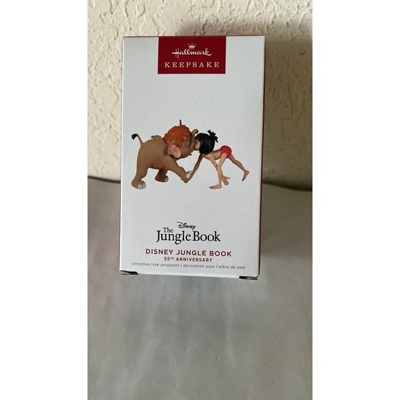 Hallmark 2022 Disney Jungle Book 55th Mowgli Elephant Christmas Ornament New Box