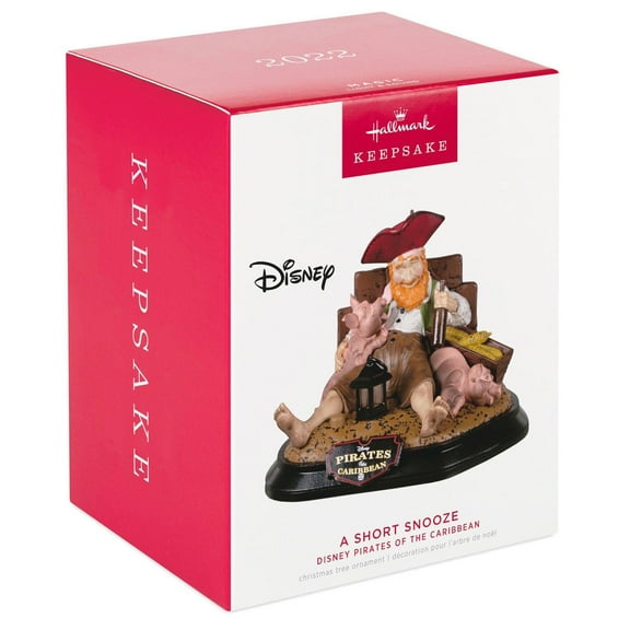 Hallmark 2022 Disney Pirates Caribbean A Short Snooze Christmas Ornament New Box