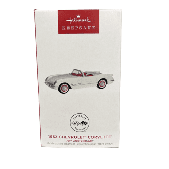 Hallmark Keepsake 1953 Chevrolet Corvette 70th Anniversary Ornament 2023 QXE3247