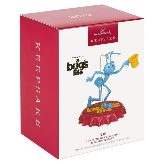 Hallmark 2023 Keepsake 25th Flik Disney Pixar A Bug's Life Ornament New Box O