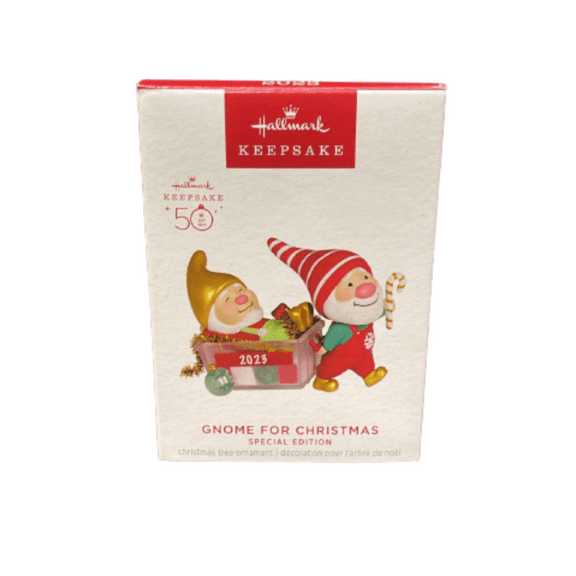 Hallmark 2023 Keepsake 50th Gnome for Christmas Special Ornament New with Box
