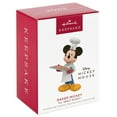 thumbnail image 1 of Hallmark 2023 Keepsake All About Mickey! Baker Mickey Christmas Ornament New, 1 of 6