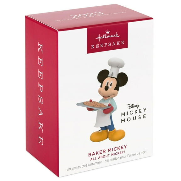 Hallmark 2023 Keepsake All About Mickey! Baker Mickey Christmas Ornament New