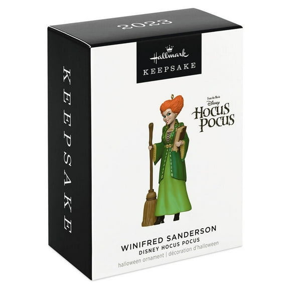 Hallmark 2023 Keepsake Disney Hocus Pocus Winifred Sanderson Ornament New w Box