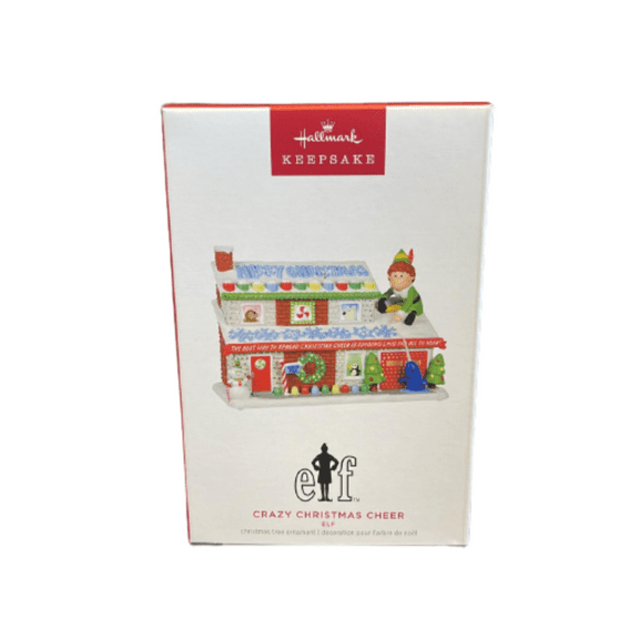 Hallmark 2023 Keepsake Elf Crazy Christmas Cheer Musical Ornament New with Box
